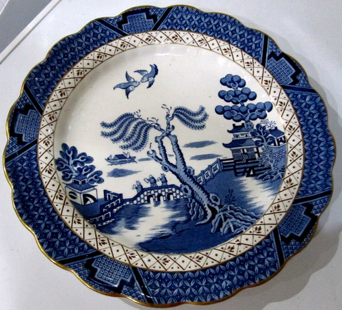 Real old willow blue white - old,