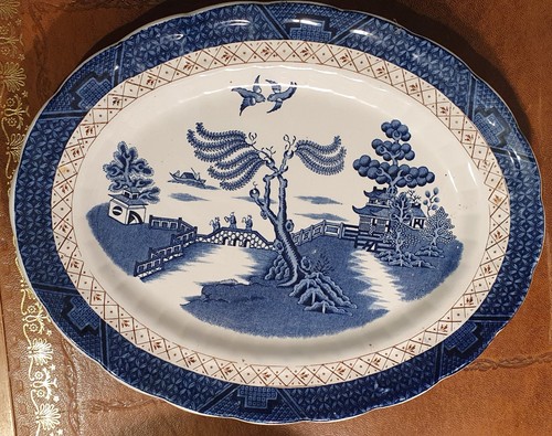 Oval meat plate - x, real